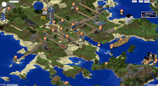 Minecraft Overviewer, Minecraft Worlds In Google Maps